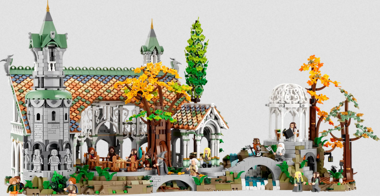 lotr rivendell lego